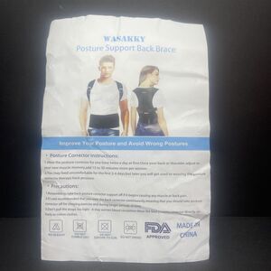 Wasakky Back Brace Posture Support Medical Posture Brace Men Women S‎ FDA